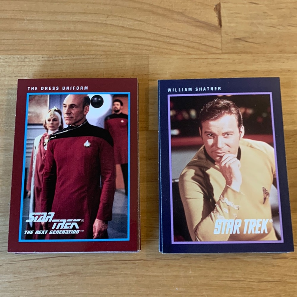 1991 Impel Star Trek & The Next Generation Trading Cards